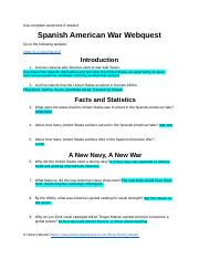 Micah Story - [Template] Spanish American War Webquest.docx