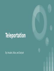 Teleportation Project