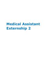 medical assistant externships