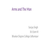 English My ppt on Arms and The Man #ss.pptx