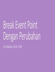 14 - Break Event Point Dengan Perubahan.pdf