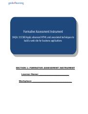 Formative Assessment - Unit Standard 115368.docx