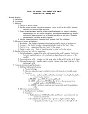 Engr 10610 Exam 3 Review Sheet