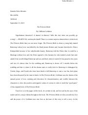 the princess bride essay 