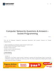 Computer Networks Assessment Questions - Sanfoundry.pdf