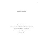 Analysis of Criminology 1.docx