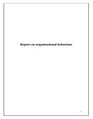 Report on organisational behaviour.docx