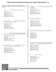 English Grammar MCQ Test With Answers Upper Intermediate – 10.pdf