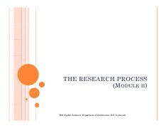 MODULE II - The Research process.pdf
