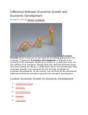Difference Between Economic Growth and Economic Development.docx