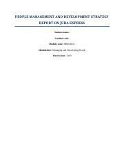 PEOPLE DEVELOPMENT AND MANAGEMENT STRATEGY REPORT FOR JUBA EXPRESS.docx