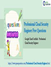 2021 Update Professional Cloud Security Engineer Exam Questions.pdf