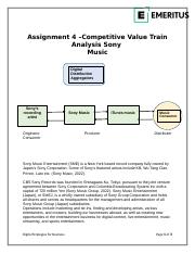 Assignment 4 Draw a Competitive Value Train.docx