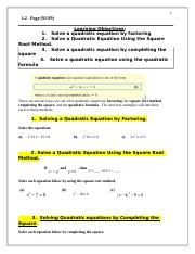 College Algebra Material for Test-1 (1.2, 1.6, 2.1,2.2, 2.4, 2.5) - Copy(1).docx