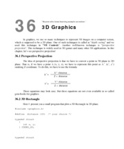 36. 3D Graphics