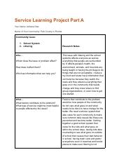 Service Learning Project Part A.pdf