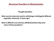 9-15-15 Lecture 2BasicConcepts(contLittleText)Structure&function in Biochemistry