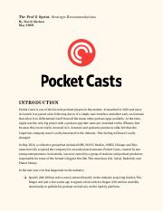 David Abelson - David Abelson - Prof G - Recommendations for Pocket Casts.pdf