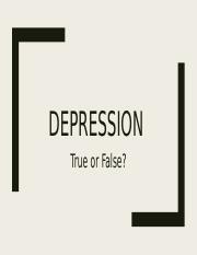 Depression True or False.pptx