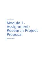 assignment research project