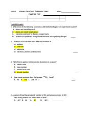 Atomic structure and PT Test  practice test Feb 2021- answer key.docx