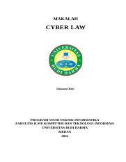Makalah Cyber Law.docx