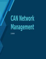 CAN Network Management.pptx