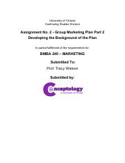 Marketing - Assignment 2 - Part 2 .pdf