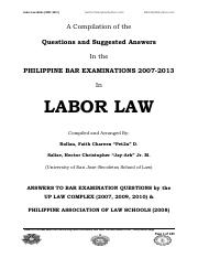 Labor Law (2007-2013)
