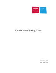 Yield Curve Fitting Case1