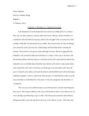 Cathedral Response Essay.docx