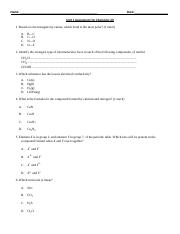 Unit 1 Assignment for Chemistry 20.docx