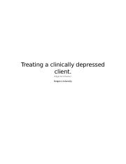 Treating a clinically depressed client.docx