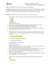 NURS 200 Module 2 Quiz Rationales Group Assignment.docx