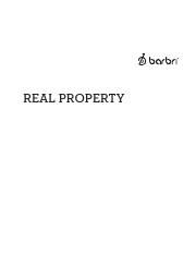 Real Property Outline