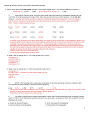 Module 3B Primary Sequence Purification Self Assessment Answers.pdf