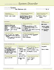 ATI System Disorder Venous Thromboembolism 4205 pdf System Disorder