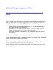 ADM 624 Topic 2 Assignment Intergovernmental Relations.docx