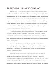 SPEEDING UP WINDOWS 95.docx