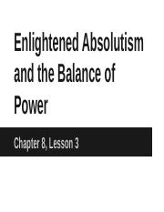 what is enlightened absolutism
