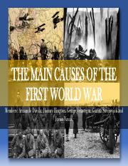 THE MAIN CAUSES OF THE FIRST WORLD WAR (1).pdf