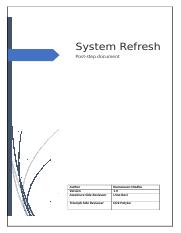 System Refresh Post-step document.docx