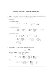 Midterm 2 solutions