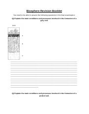 Biosphere Exam Question Revision Booklet.docx