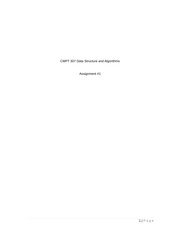 CMPT 307 Assignment 1