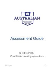 SITHKOP005 Assessment 1 -Assignment.docx