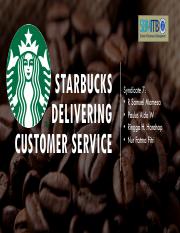 STARBUCKS Delivering Customer Service - Syndicate 7.pdf