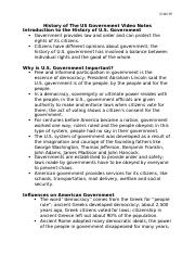 History of The US Government Video Notes.docx