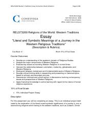 RELS73200 Western Traditions Essay Instructions and Rubrics.pdf