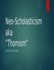 Neo-Scholasticism